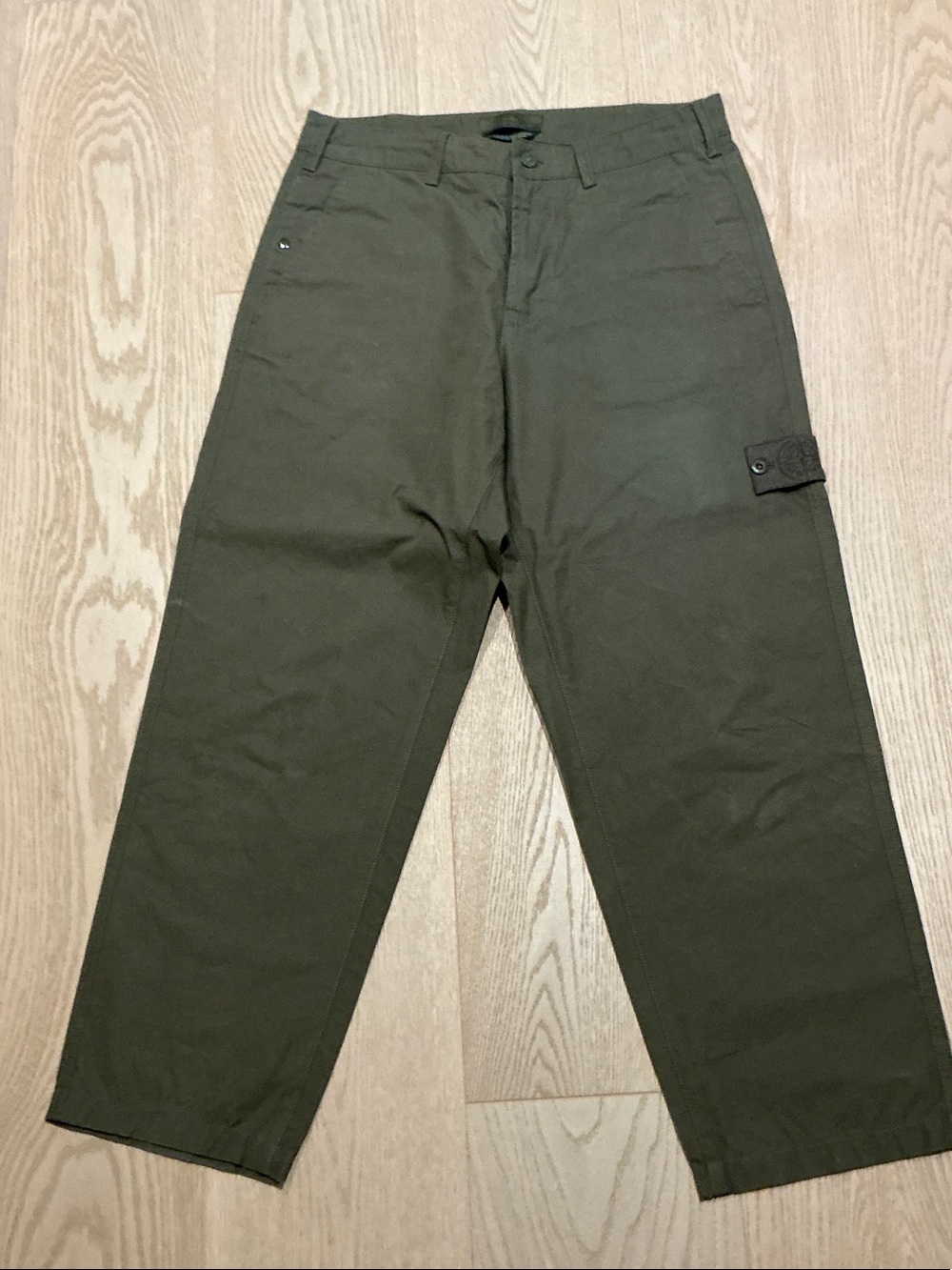 Stone Island Military Olive Cargo Trousers